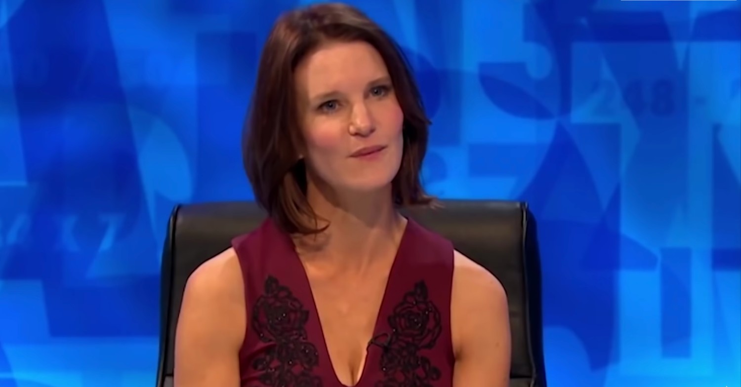 Susie Dent in position on Countdown