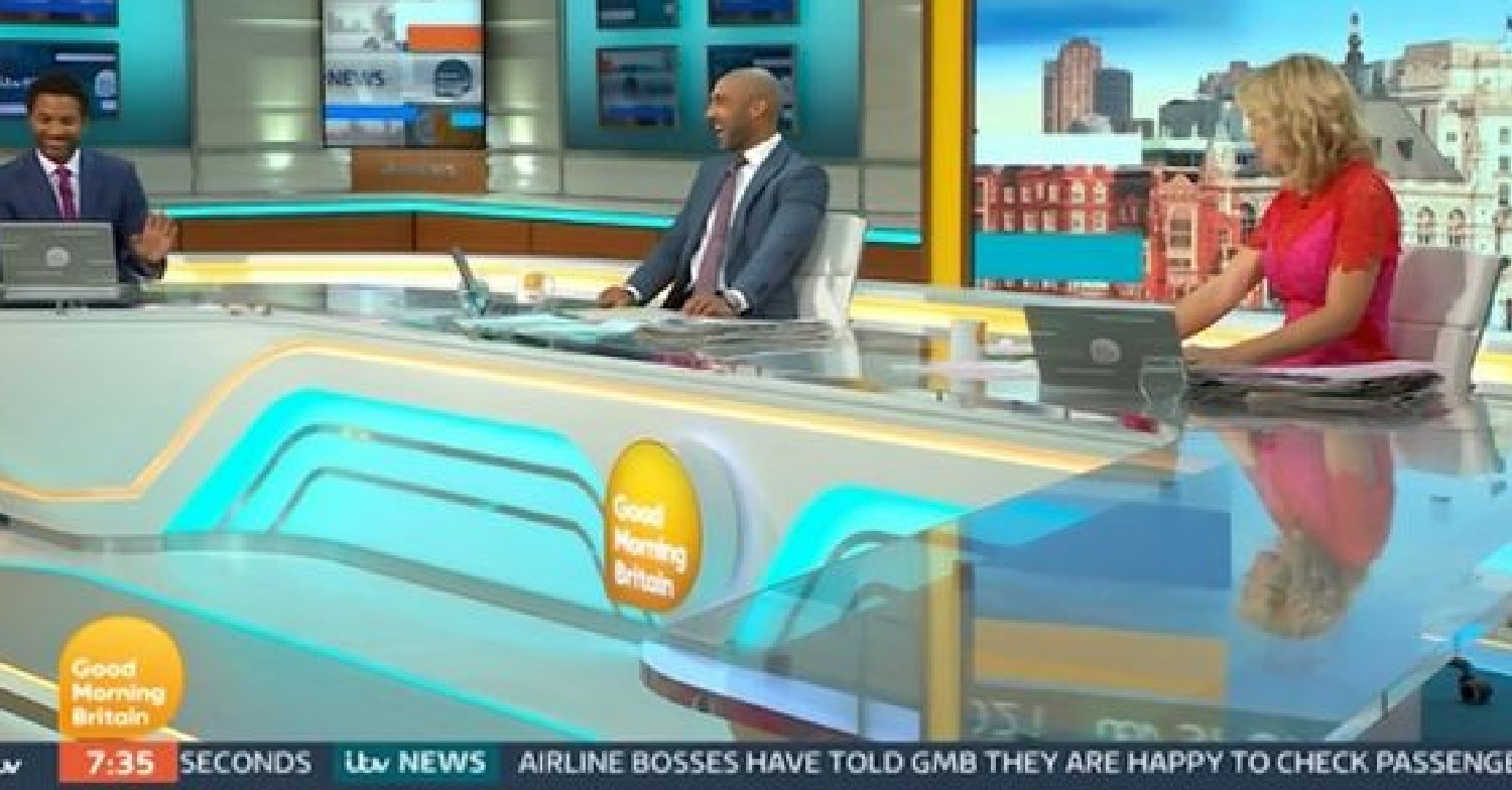 Alex Beresford on GMB Today