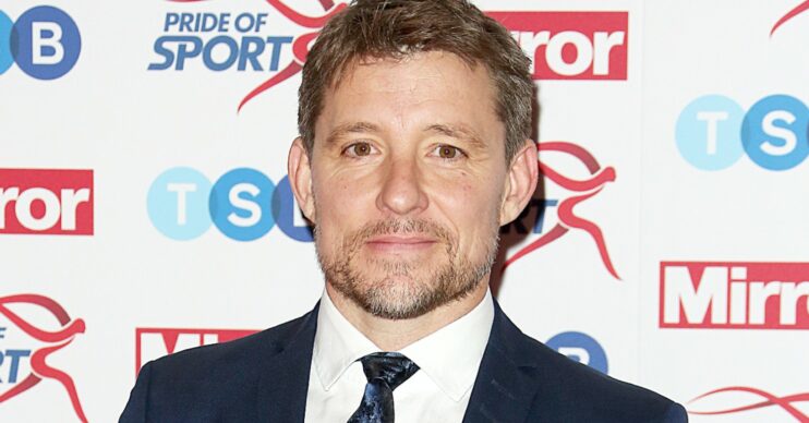 Ben Shephard smiling on the red carpet