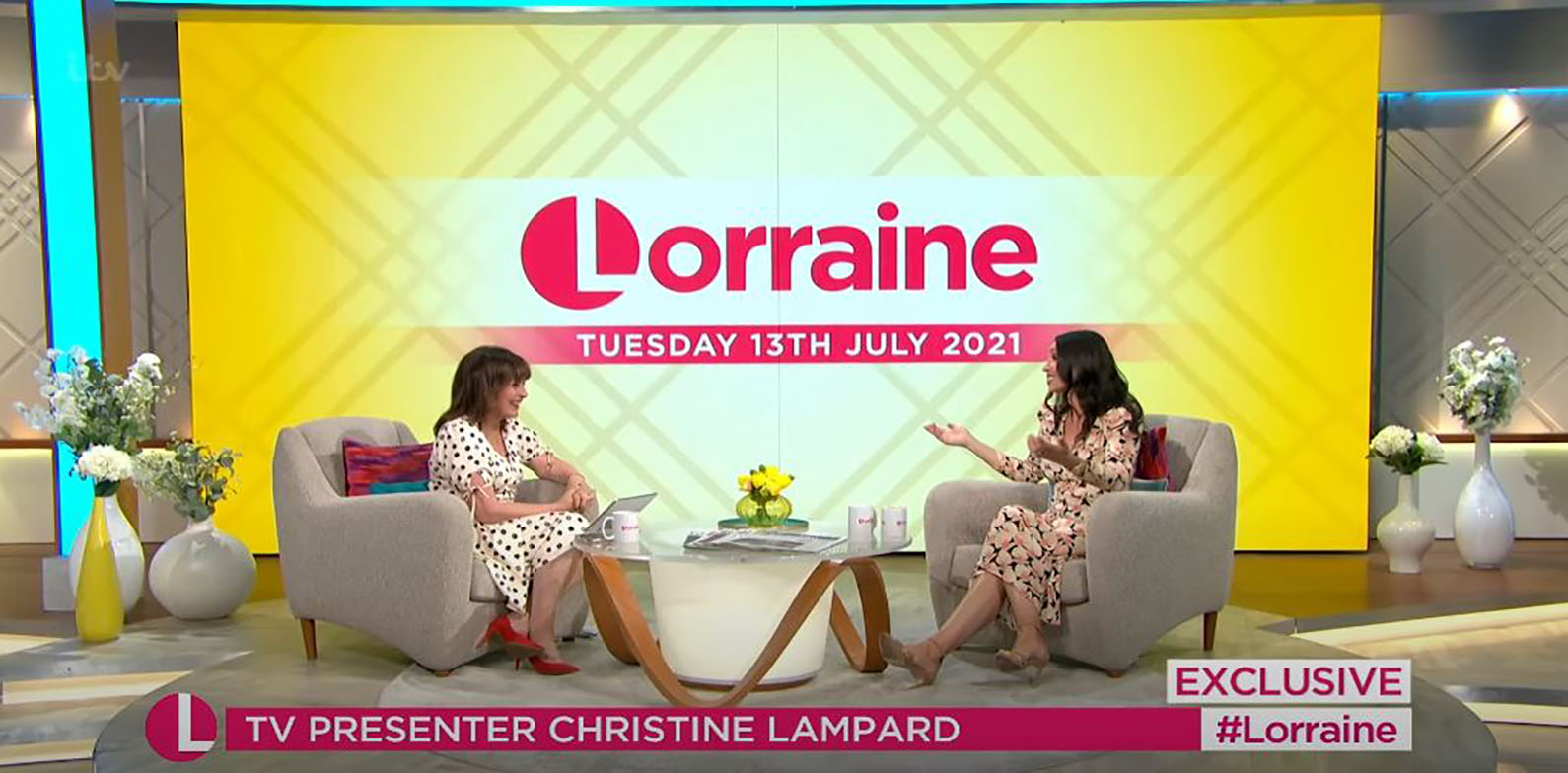 Lorraine Kelly Christine Lampard