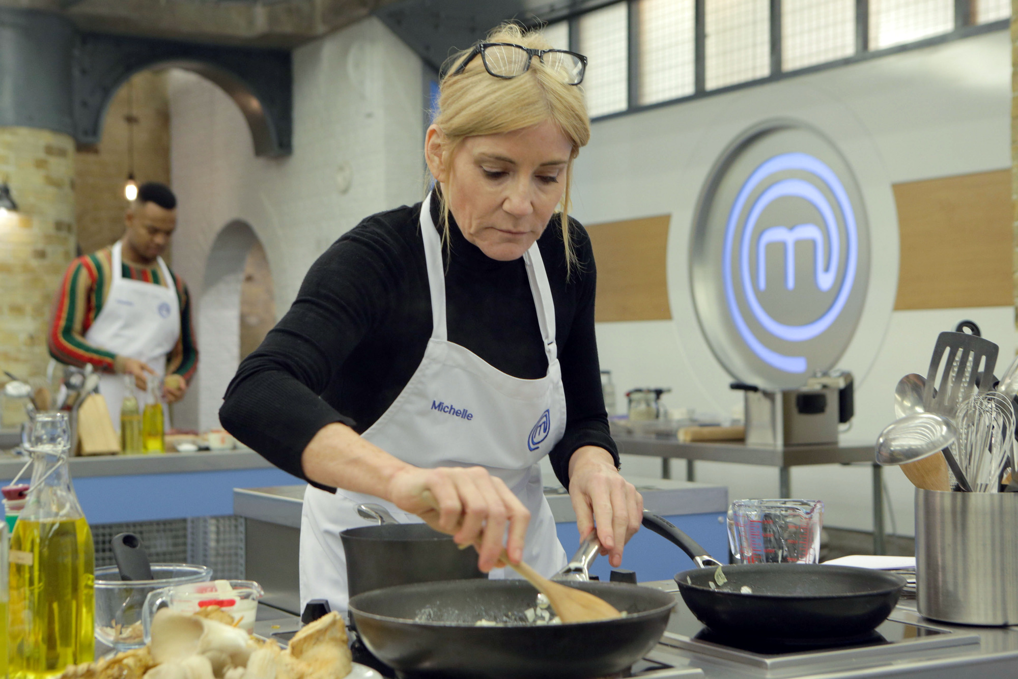 Michelle Collins on Celebrity MasterChef