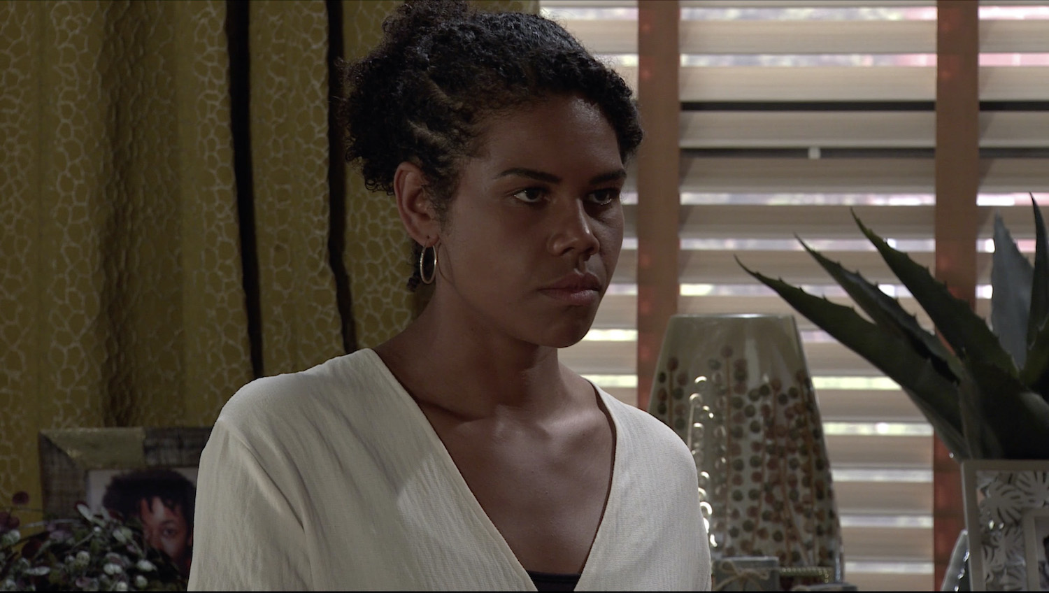 Grace looking angry Coronation Street
