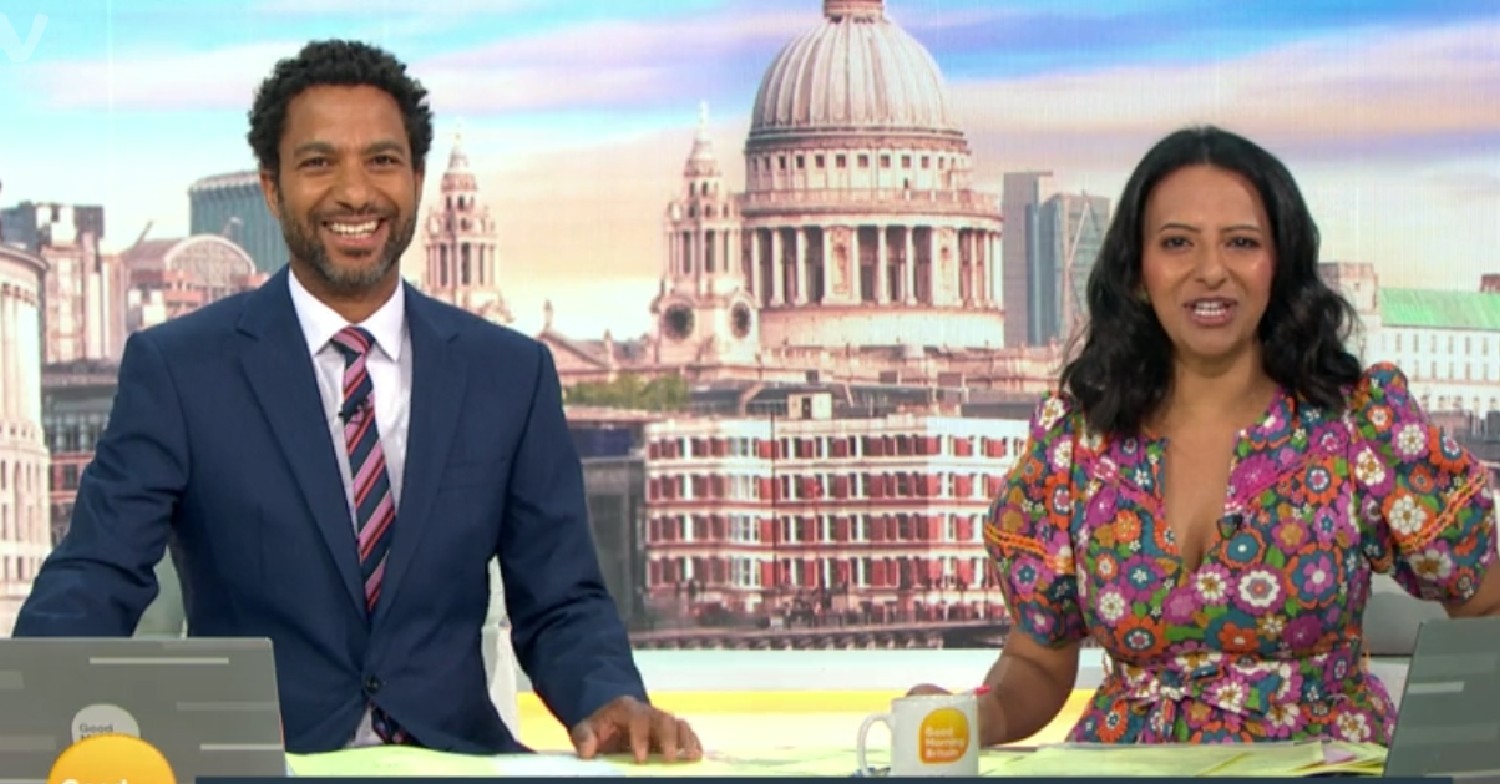 Ranvir Singh and Tom Fletcher on GMB