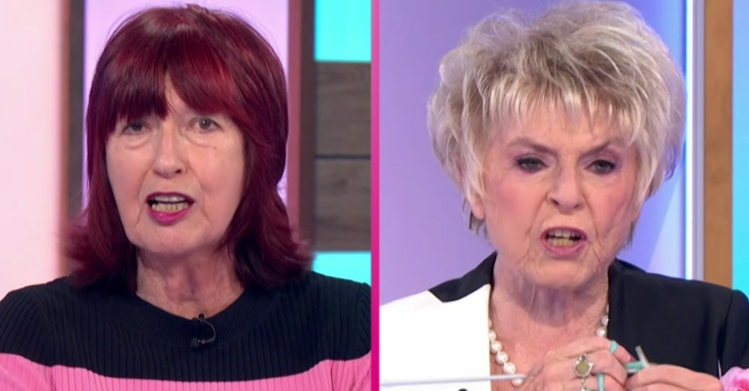 Loose Women today - Janet-Street Porter and Gloria Hunniford on the panel