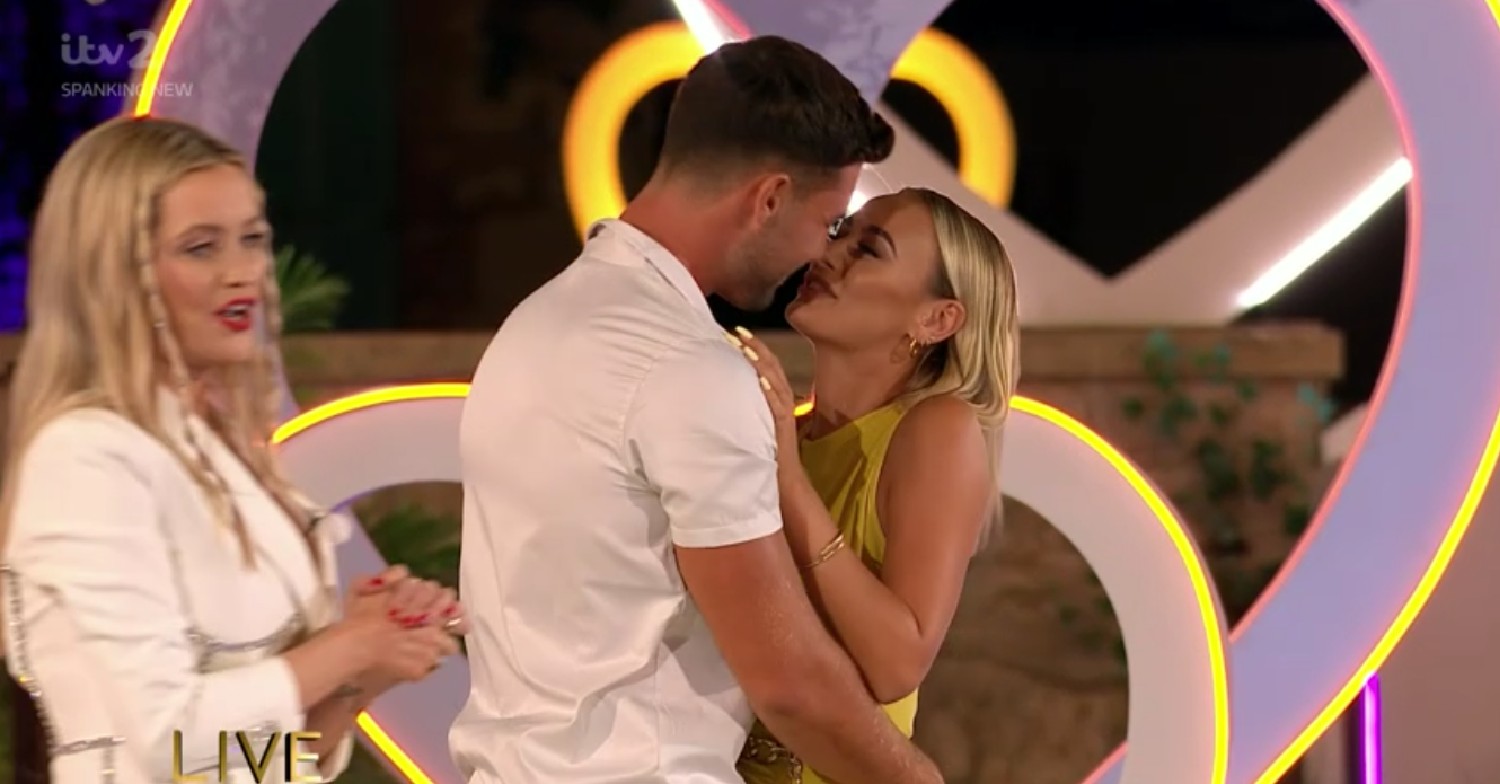 Love Island 2022: Millie and Liam kissing during last year's finale