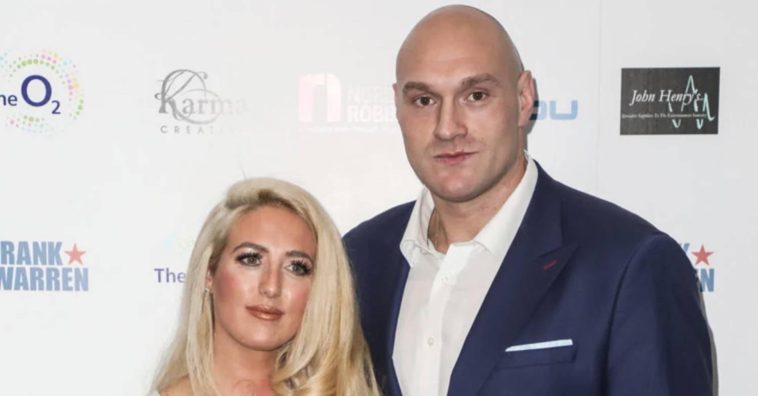 Paris Fury and Tyson Fury baby