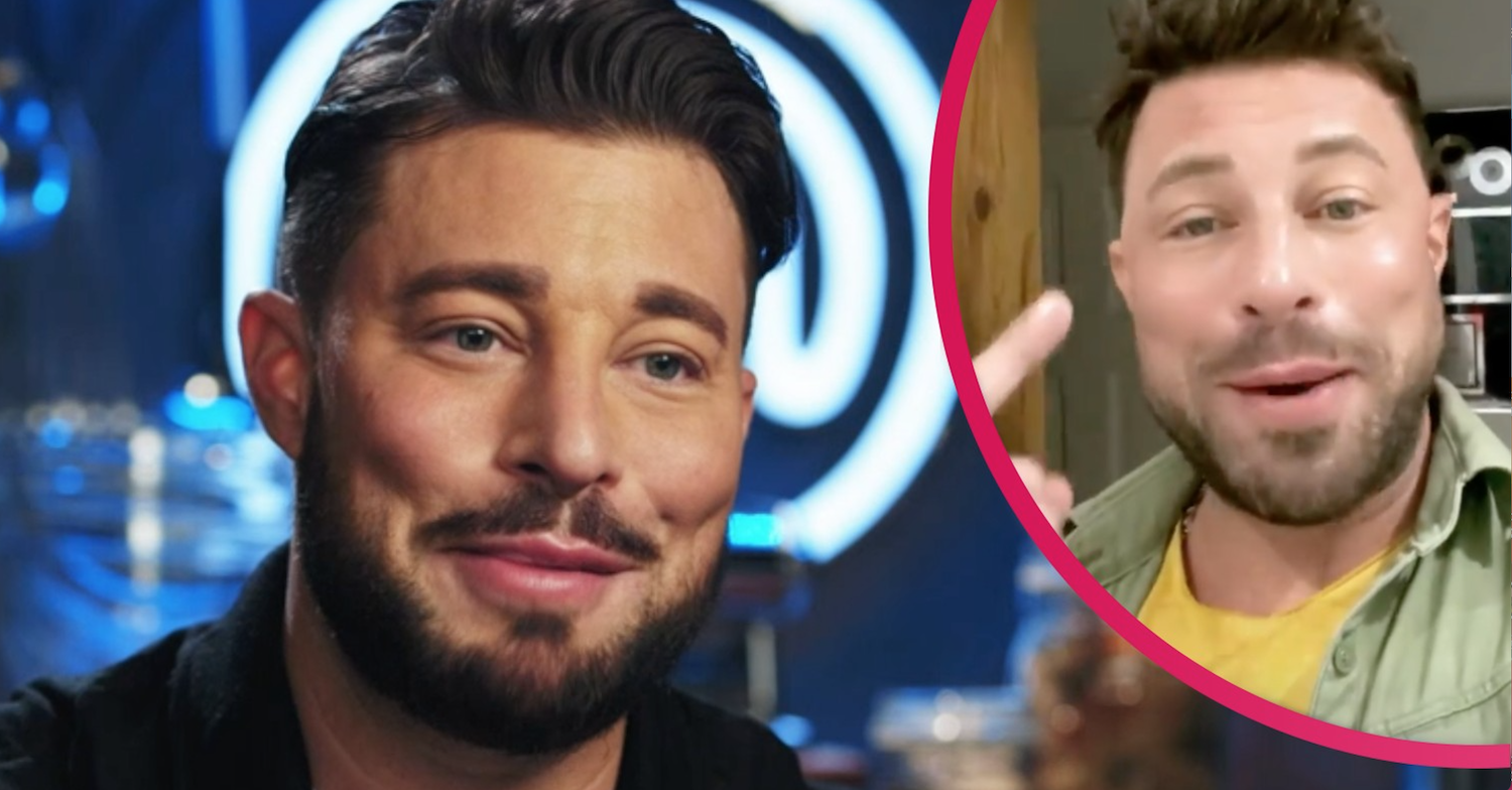 Duncan James appeared on Celebrity MasterChef but viewers were drawn to his eyebrows