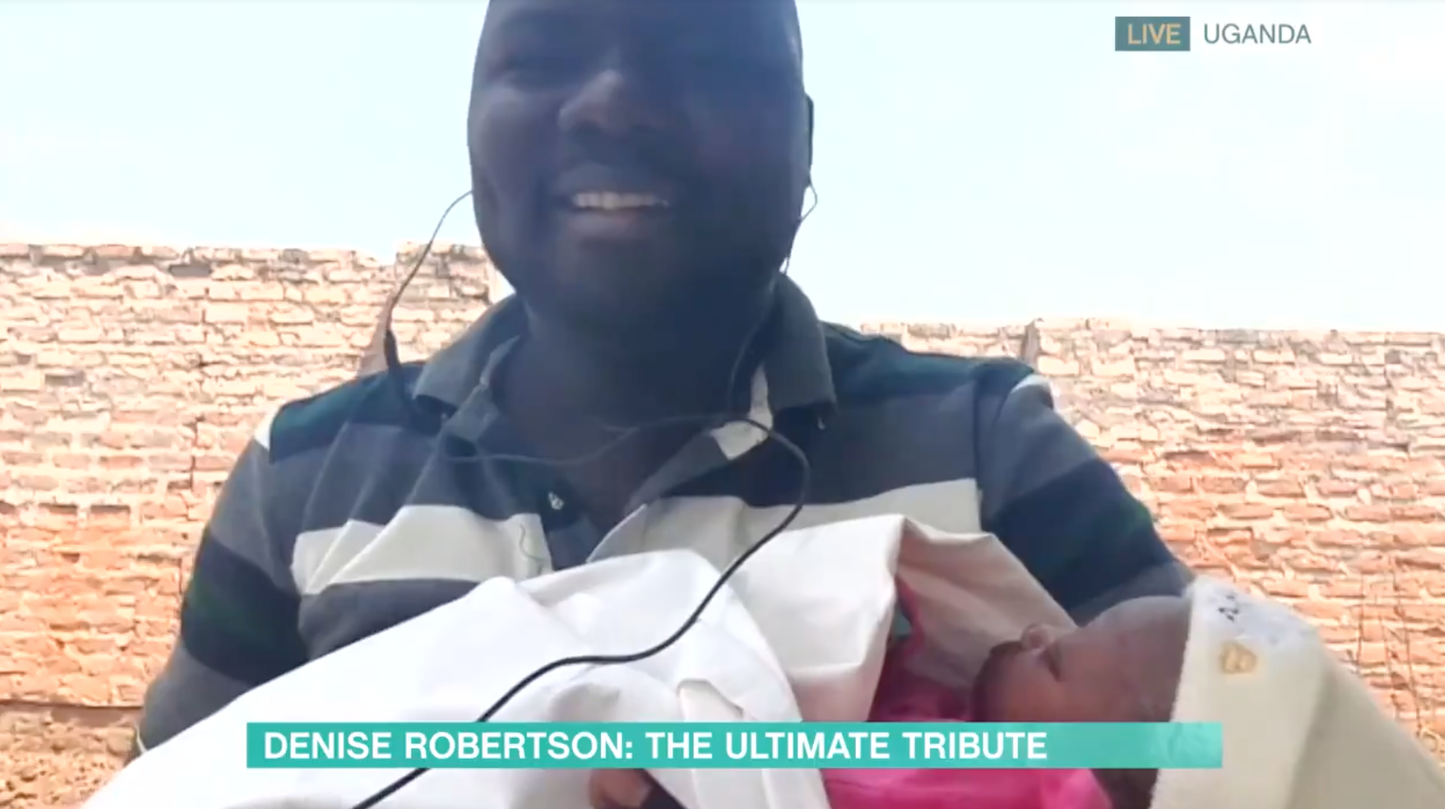 Fred from Uganda paid tribute to Denise Robertson on This Morning