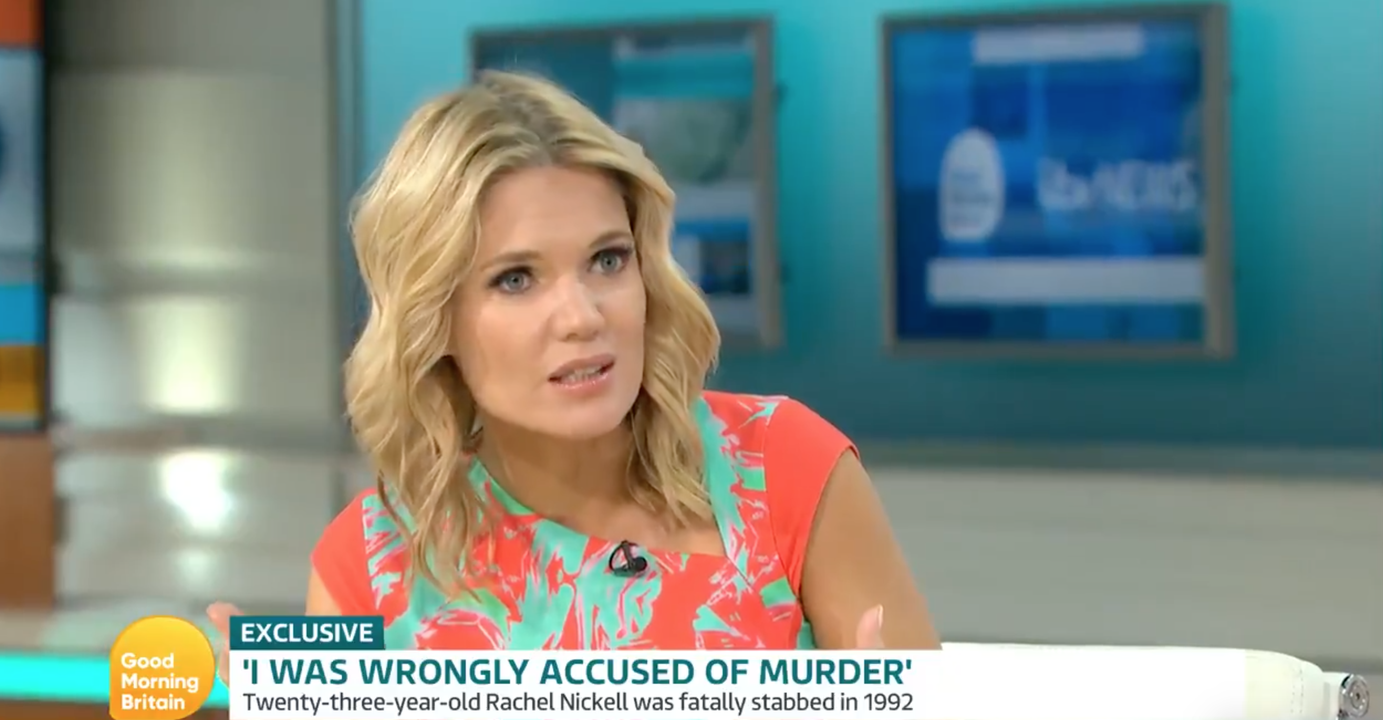 On Good Morning Britain Today, Charlotte Hawkins interviews Colin Stagg