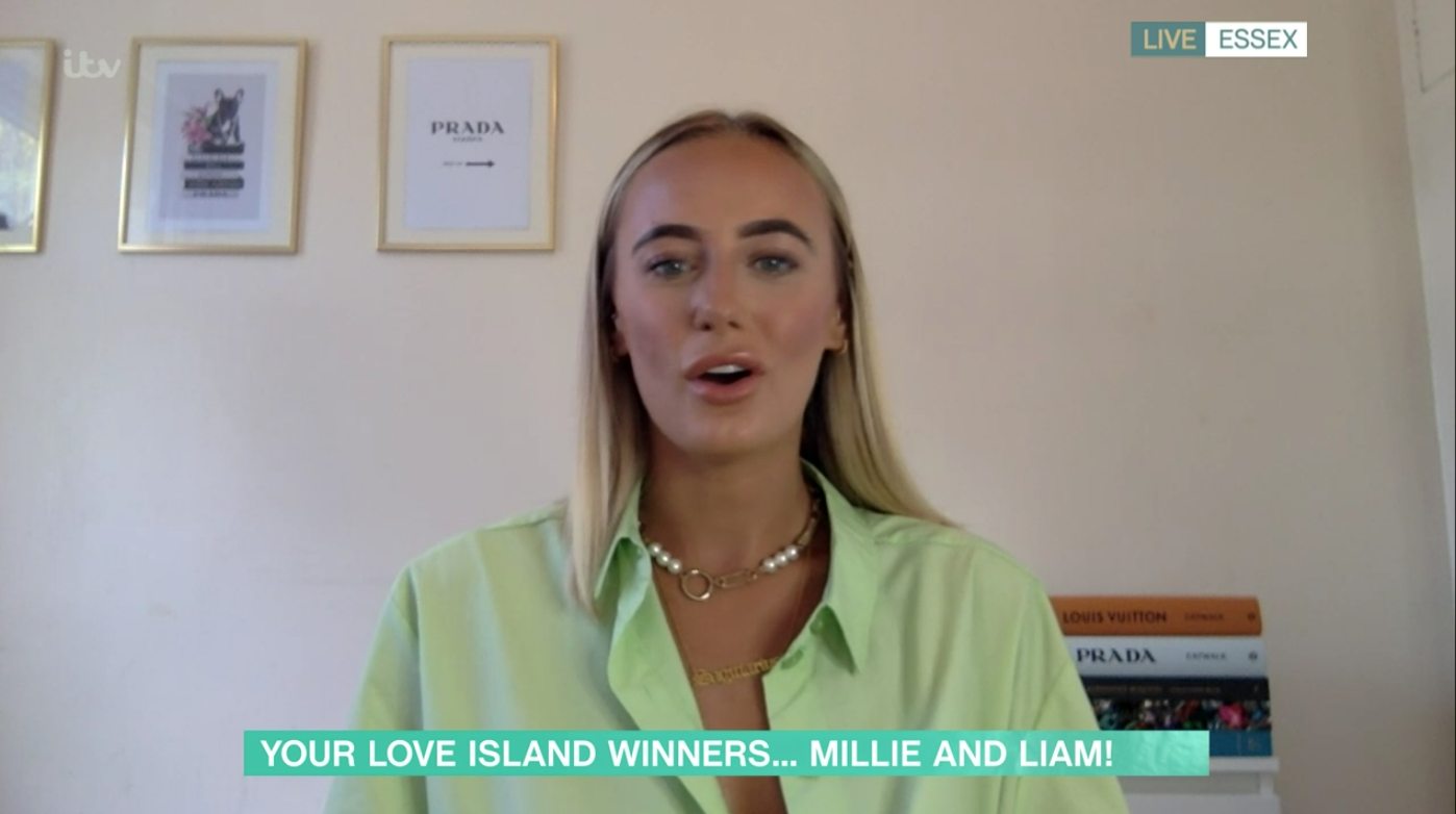 The Millie and Liam interview on This Morning saw Ruth make an awkward blunder