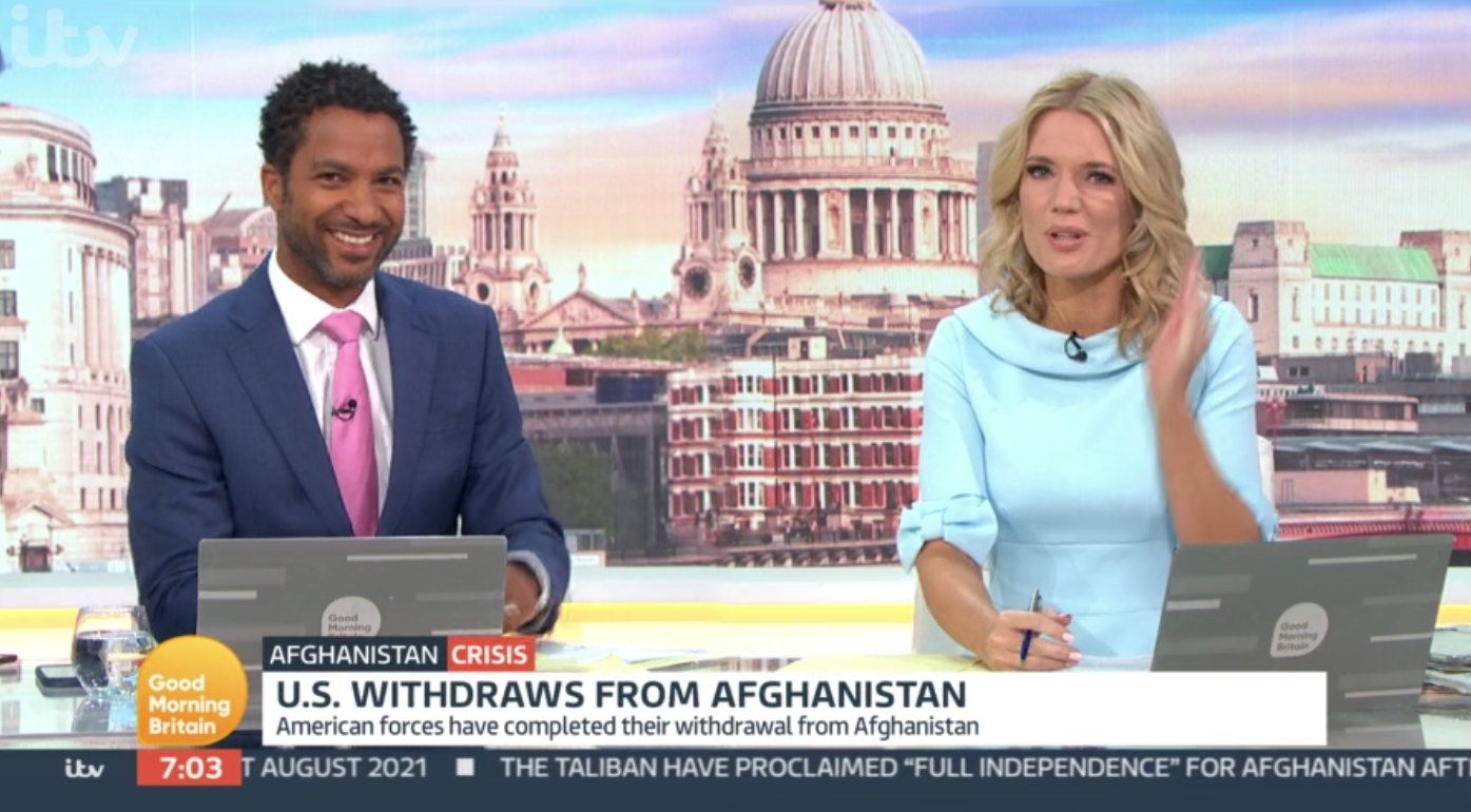 On Good Morning Britain today Charlotte Hawkins made a blunder