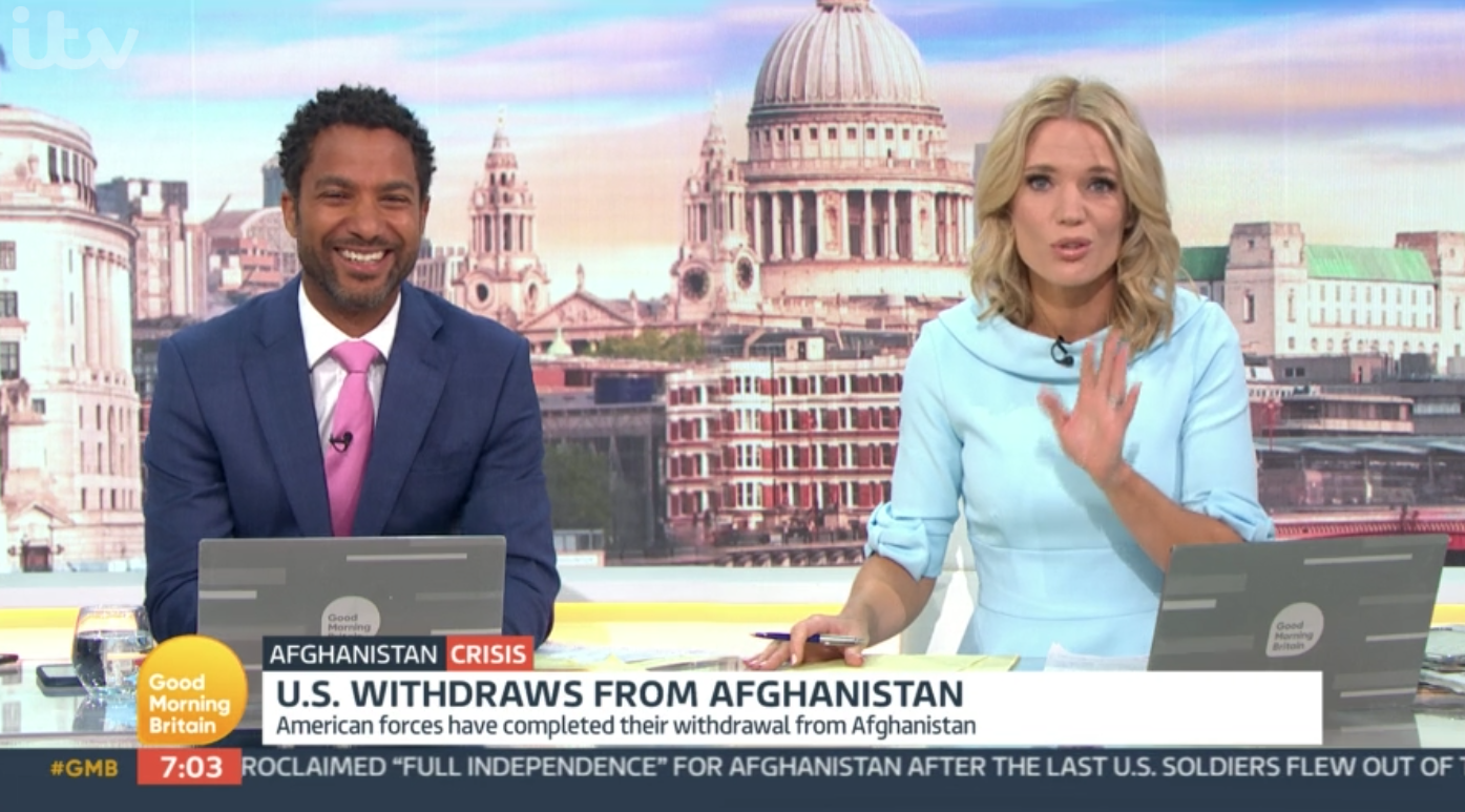 On Good Morning Britain today Charlotte Hawkins made a blunder