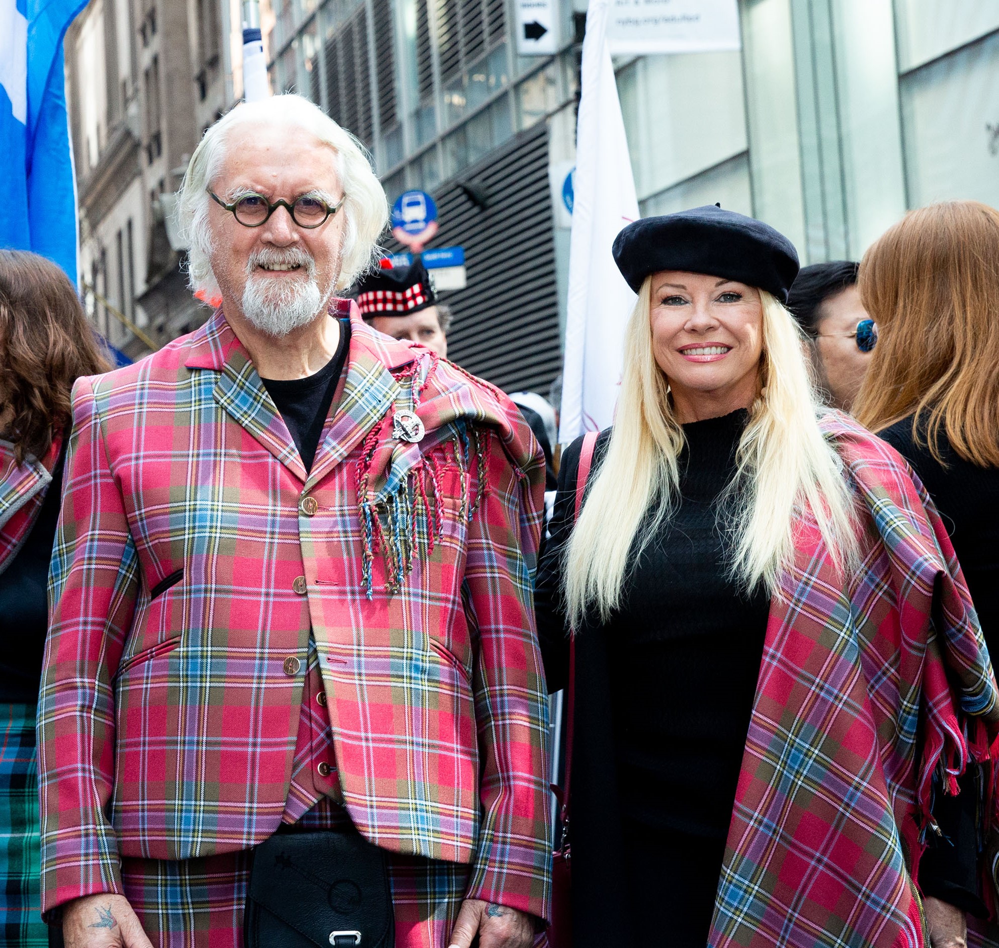 Sir Billy Connolly with his wife Pamela