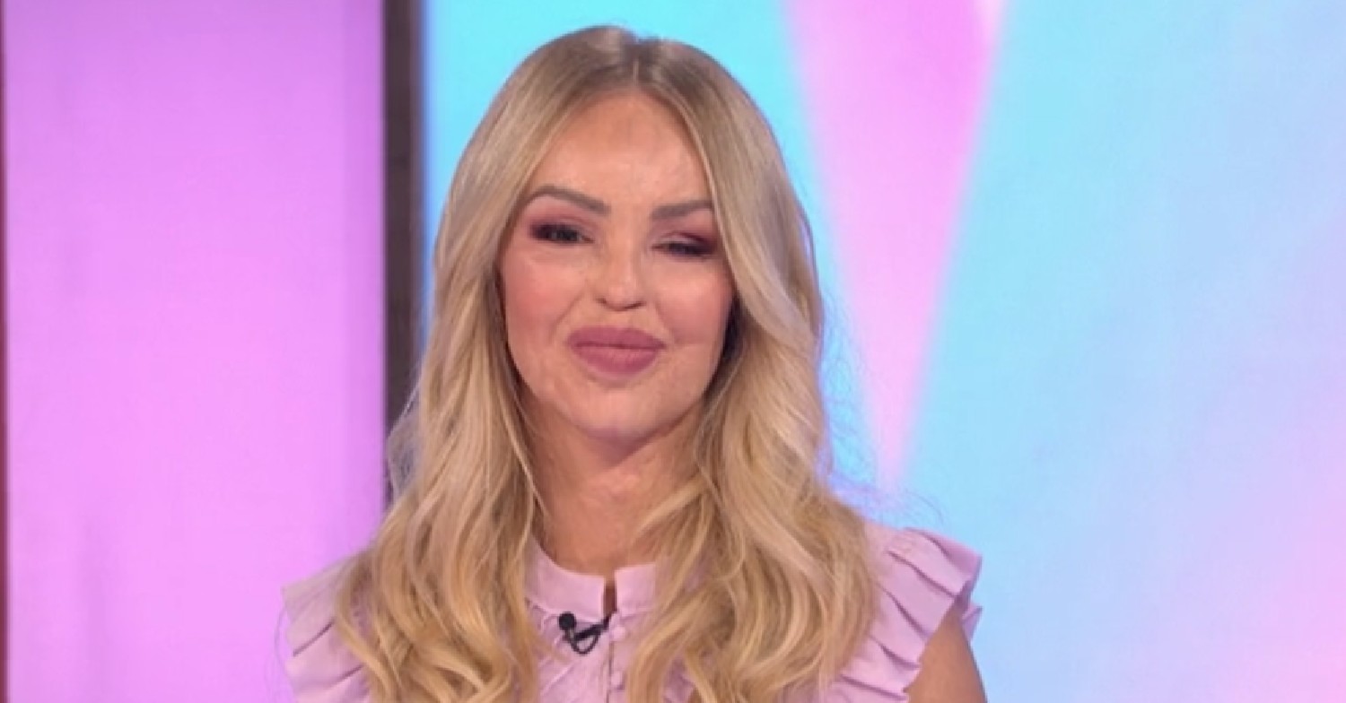 Katie Piper smiles as she becomes a permanent member of the Loose Women panel