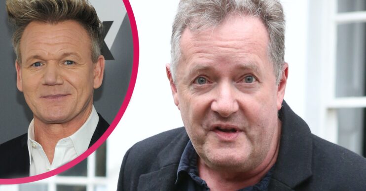Gordon Ramsay was voted ahead of Piers Morgan in a sexiest male poll and the host fumed on Twitter