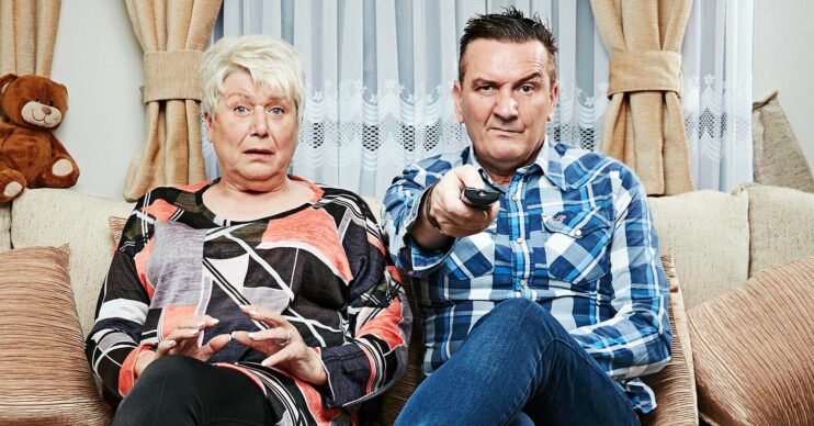 Lee Riley on Gogglebox on the show with pal Jenny