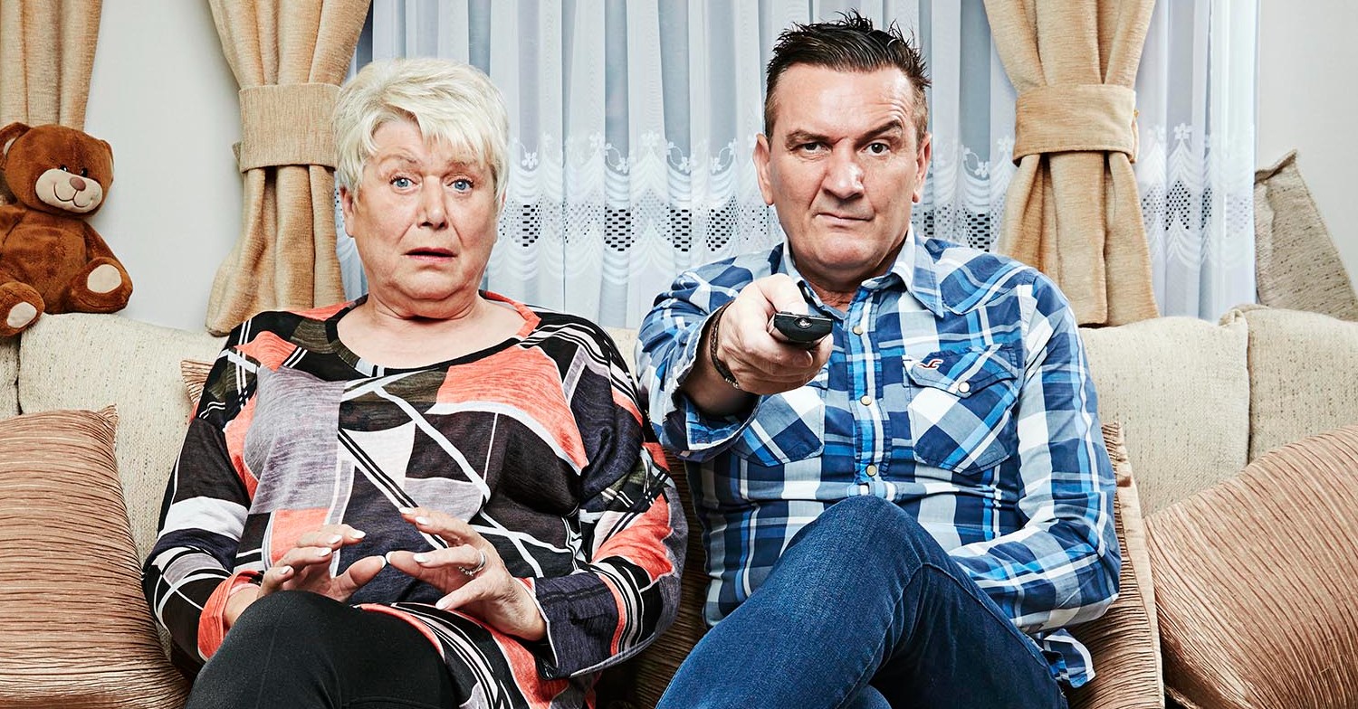 Lee Riley on Gogglebox on the show with pal Jenny