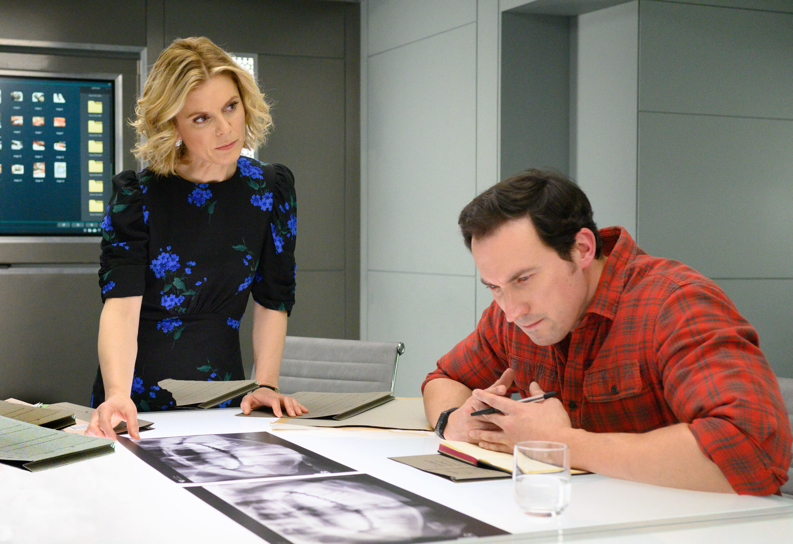 David Caves and Emilia Fox Silent Witness