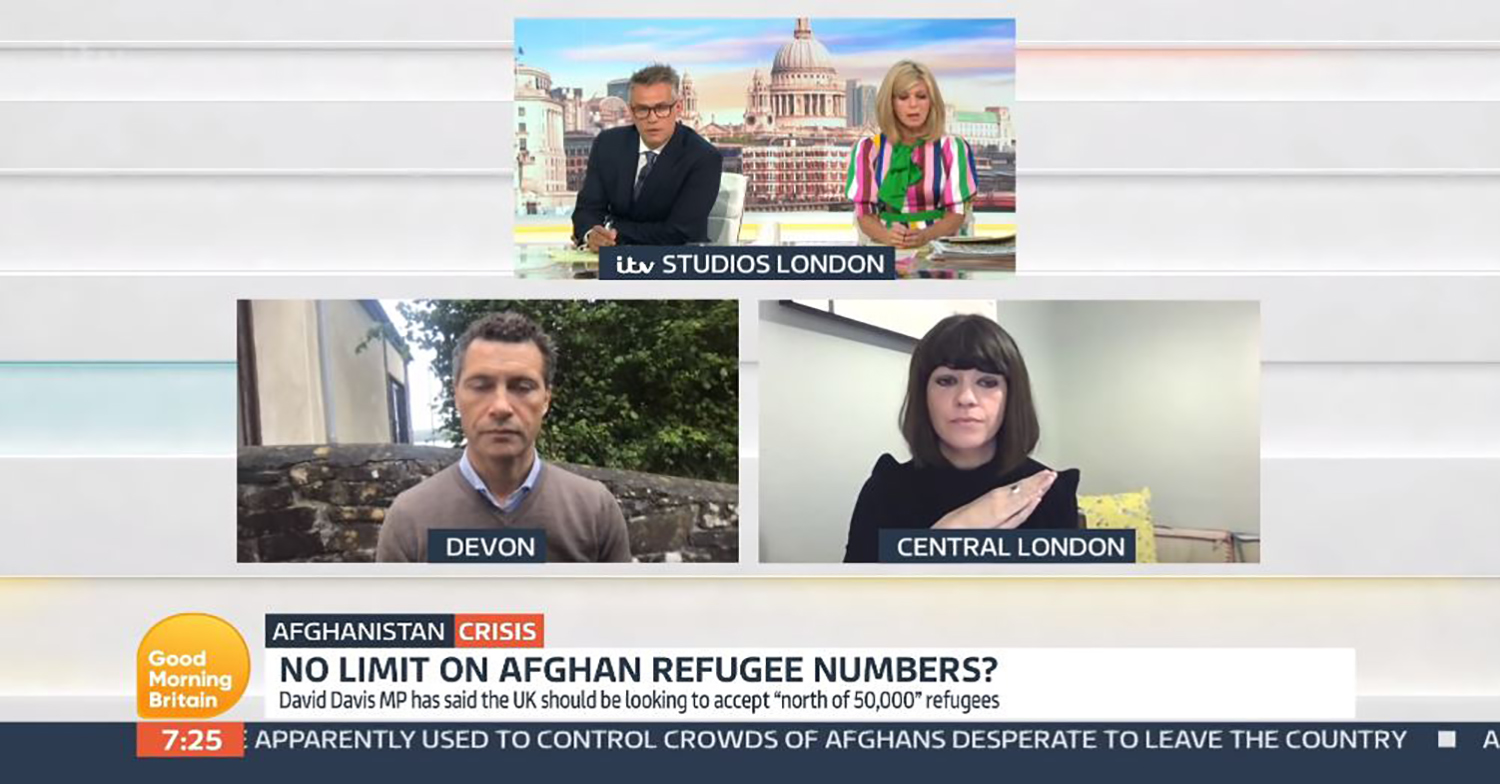 Richard Bacon hosts debate on GMB