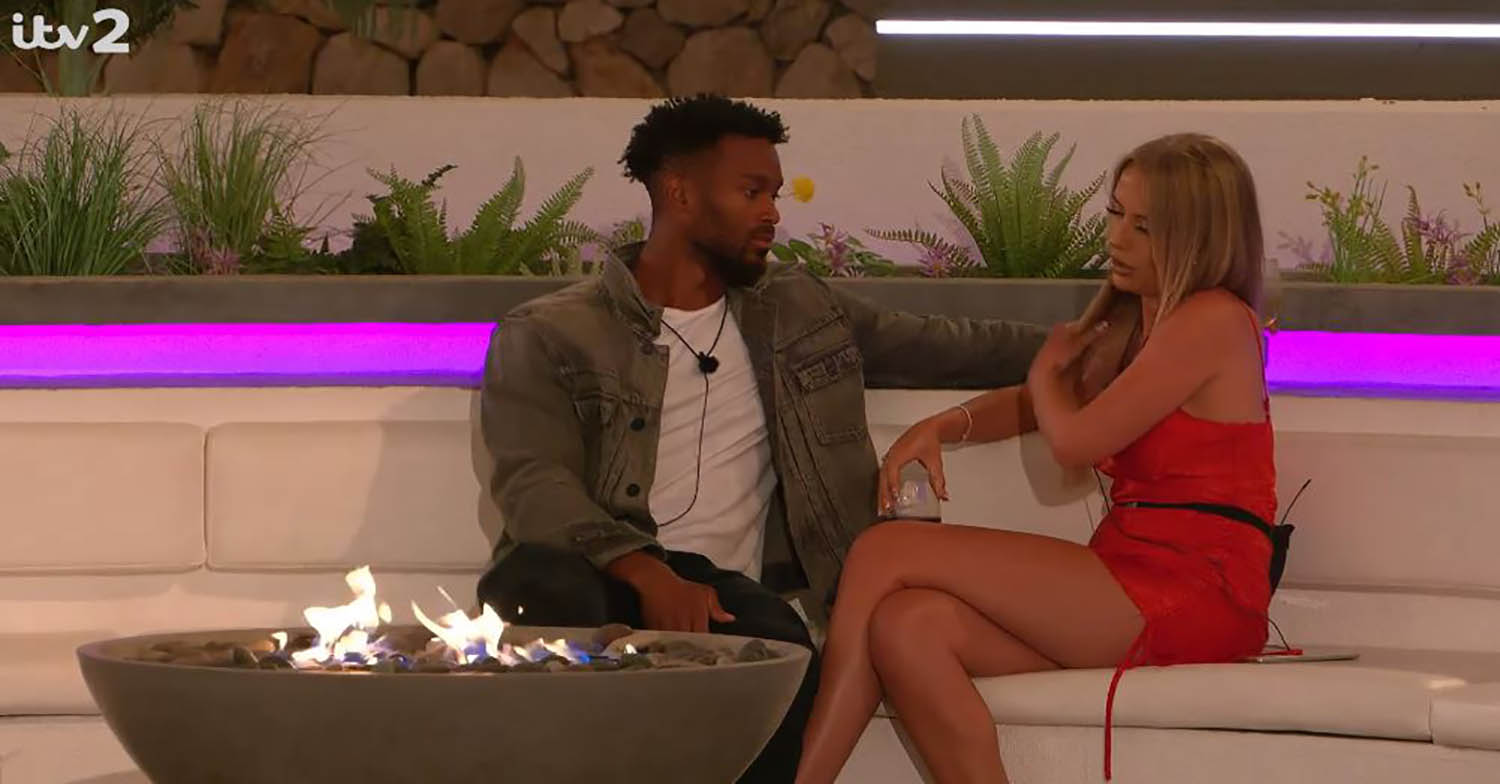 Love Island 2021: Faye and Teddy have problems