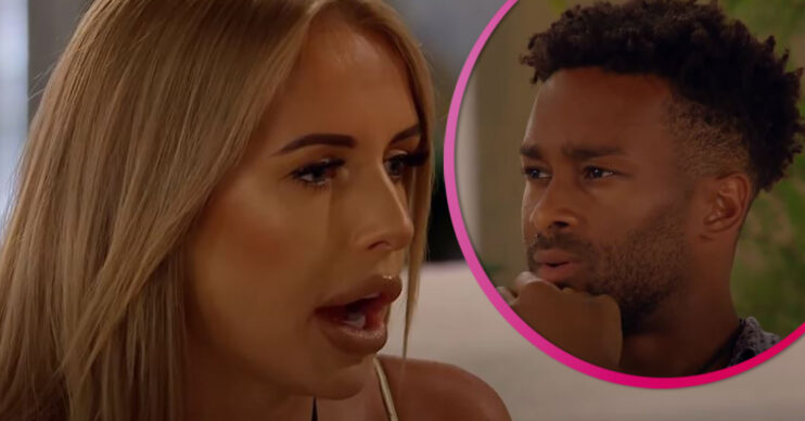 Love Island stars Faye and Teddy