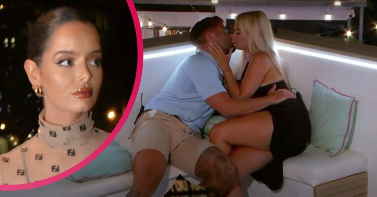 Love Island fans want Maura Higgins to speak to Liberty Poole and Jake Cornish