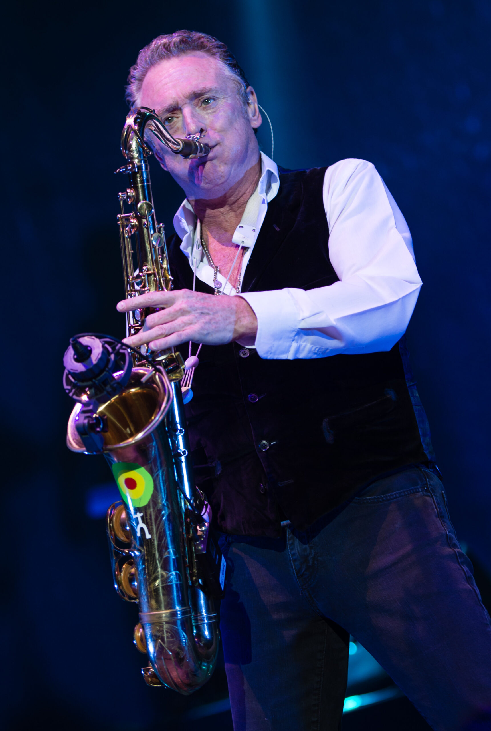ub40 star brian travers during a convert