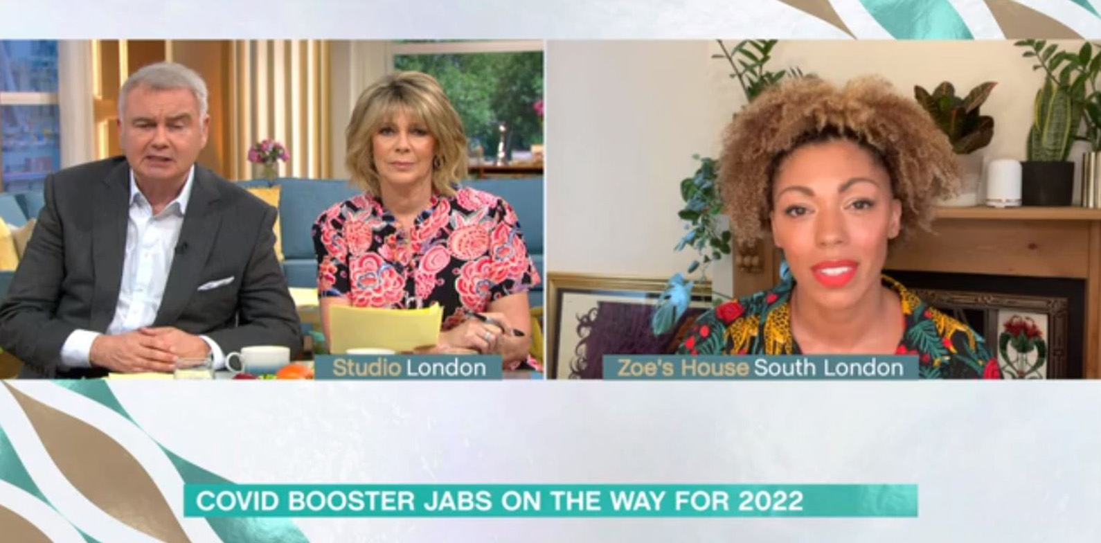 Eamonn Holmes on This Morning with Dr Zoe