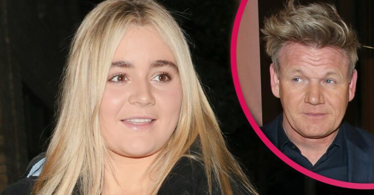 Strictly star Tilly Ramsay and Gordon Ramsay