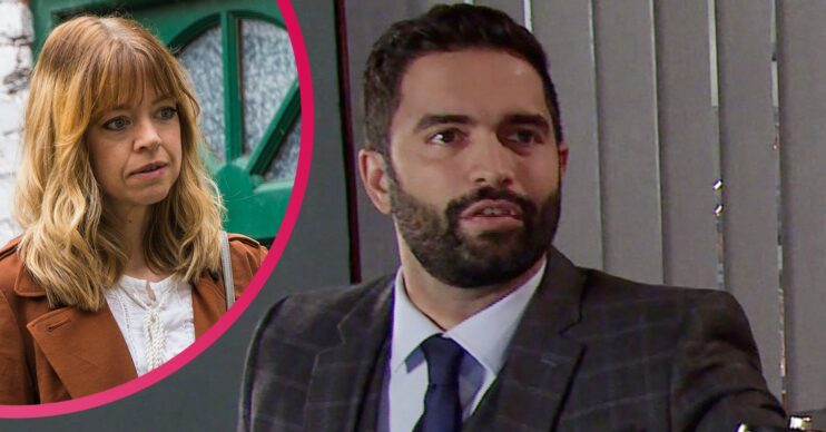 Coronation Street Toyah confronts Imran