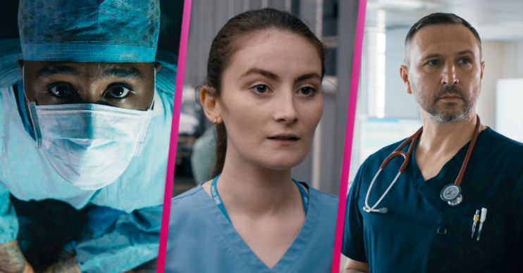 Josh Kylie Fletch Holby City