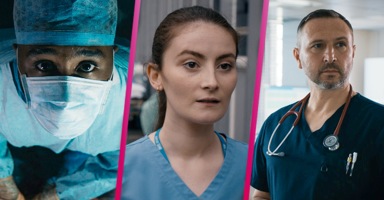 Josh Kylie Fletch Holby City