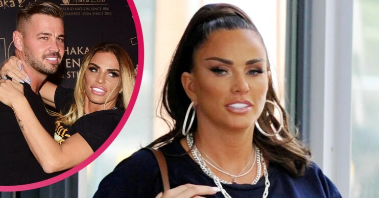 Katie Price and fiancé Carl Woods