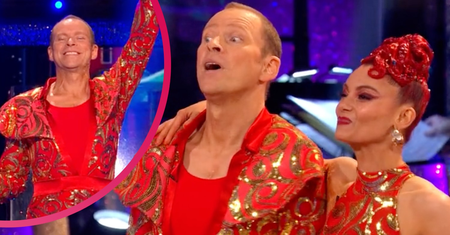 Robert Webb certainly made an effort with his facial expressions on Strictly Come Dancing