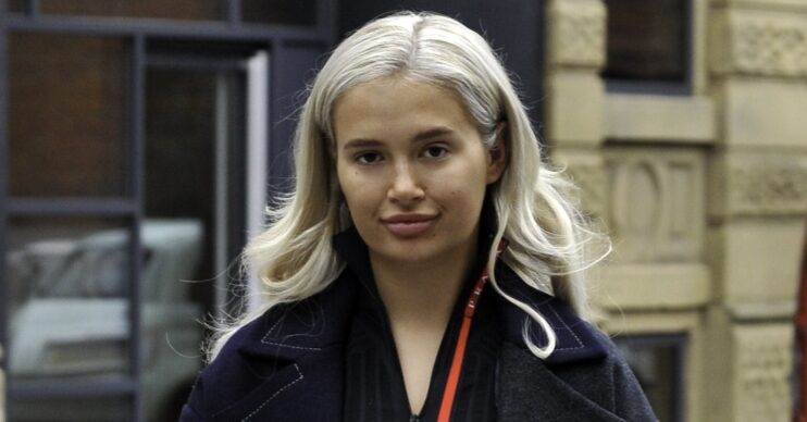 Molly-Mae Hague out walking in Manchester
