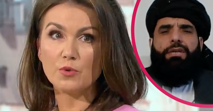 On GMB today, Susanna Reid interviewed a Taliban spokesperson