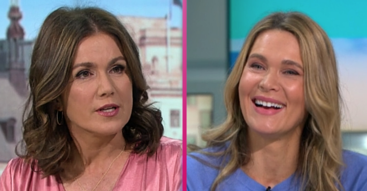 Susanna Reid and Celia Walden on Good Morning Britain today