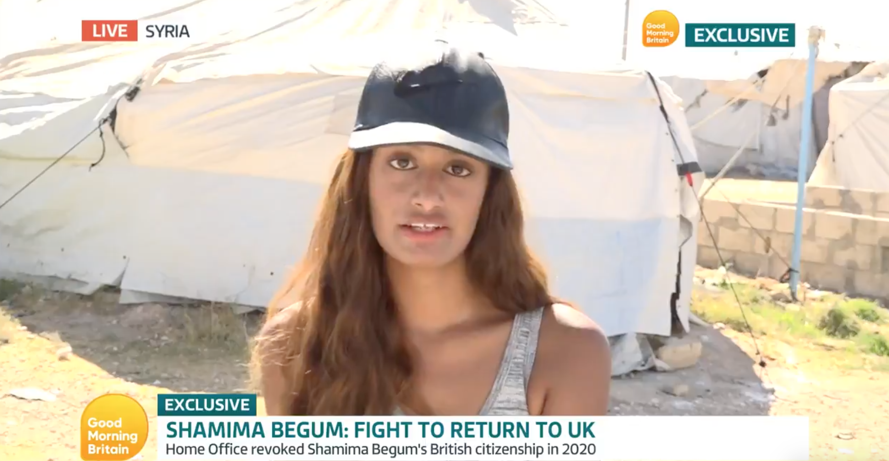 Shamima Begum on GMB this morning