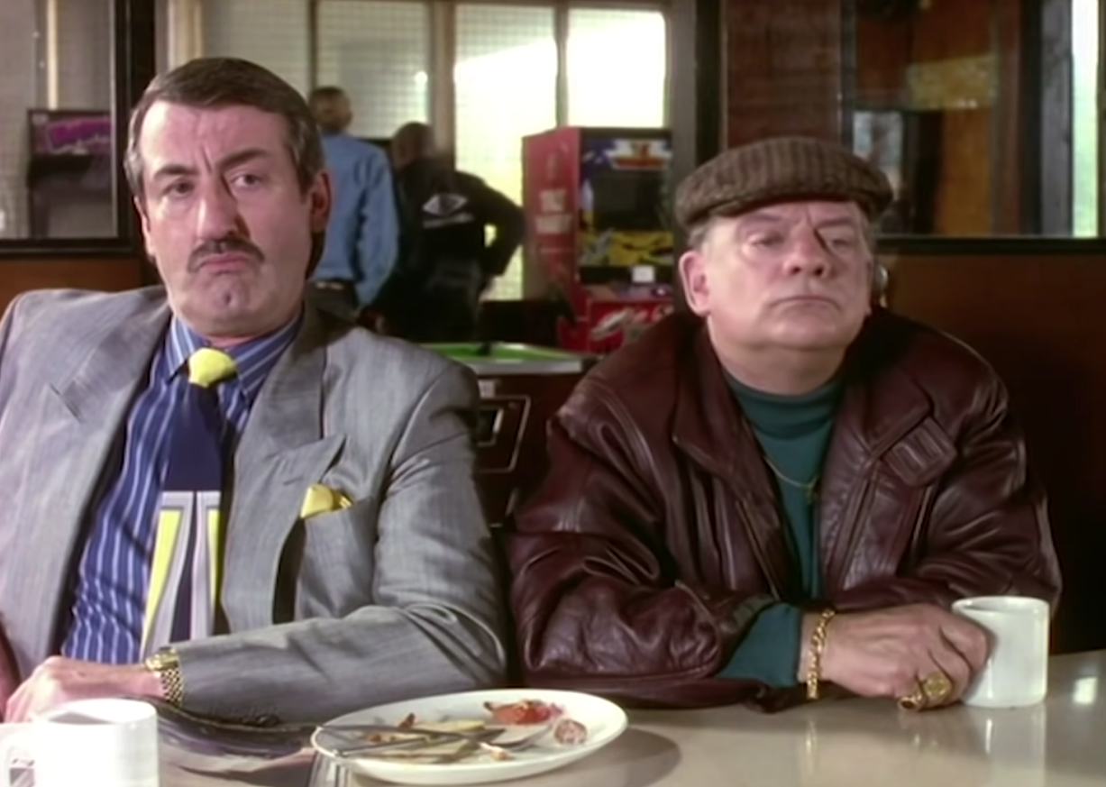 John Challis with Sir David Jason in Only Fools And Horses