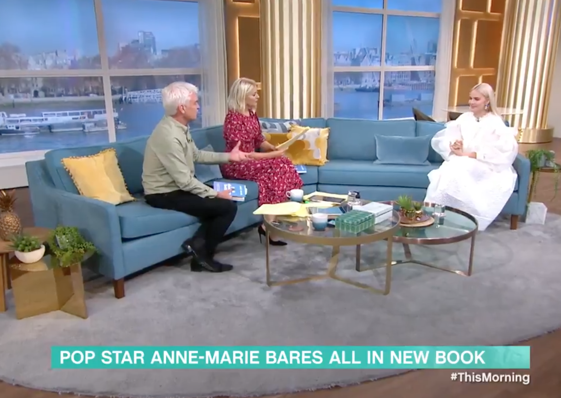 Anne-Marie divided fans with her dress on This Morning