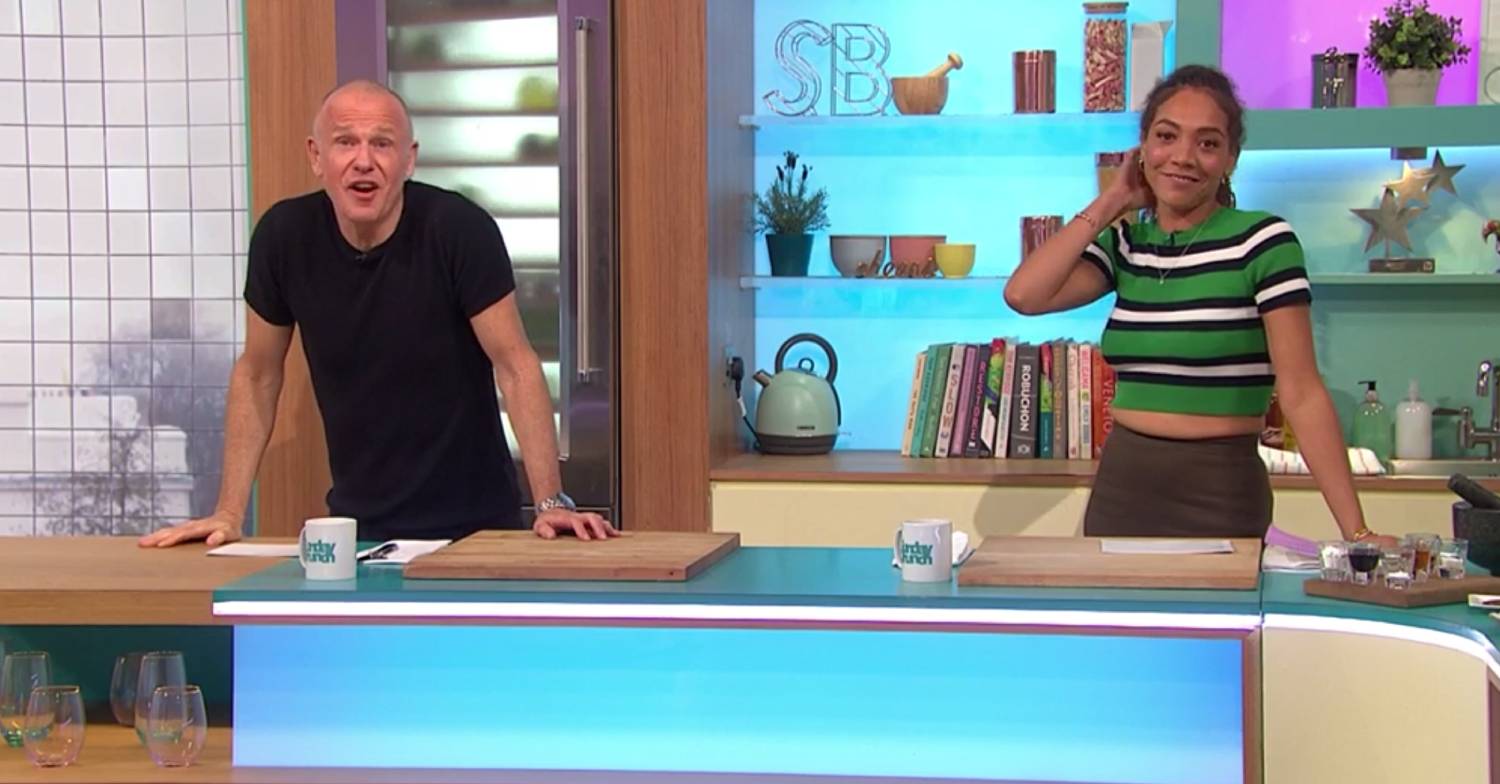 Miquita Oliver stepped in to replace Simon Rimmer on Sunday Brunch