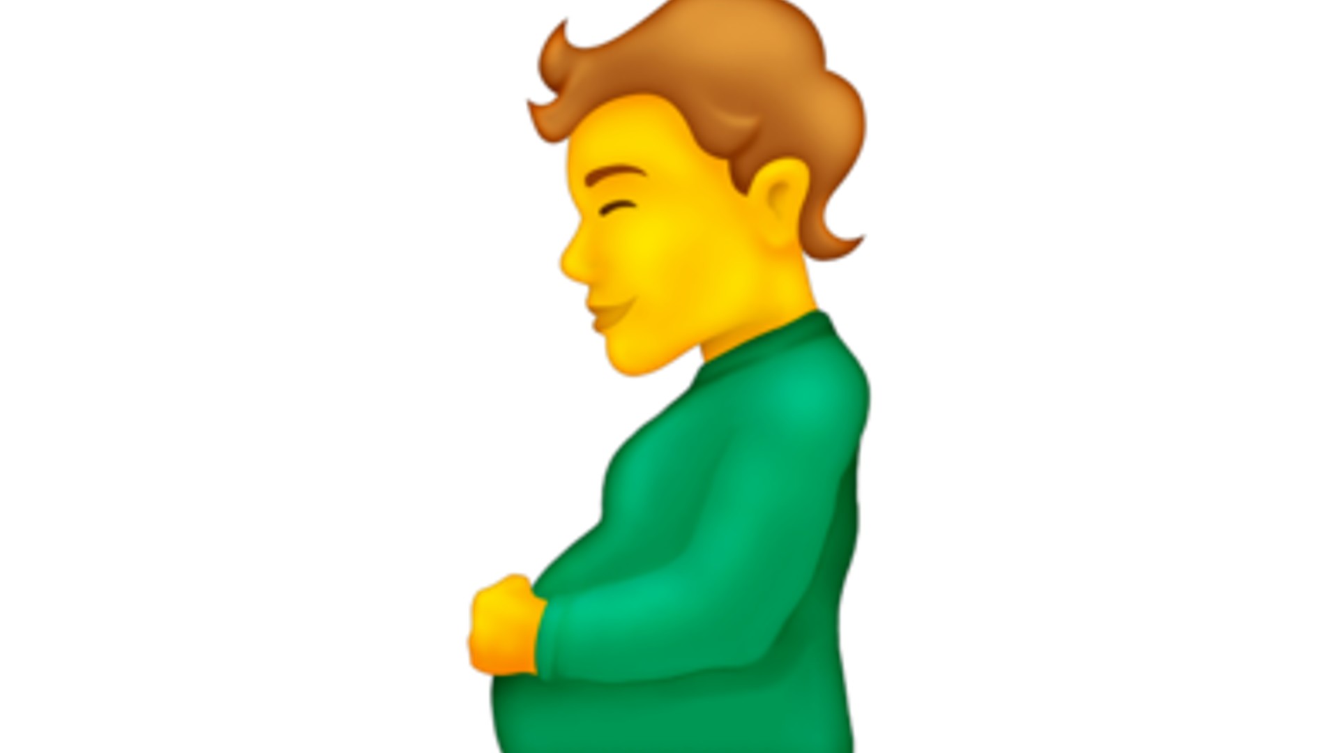 A pregnant man and pregnant person amoji has been approved for use for smartphones