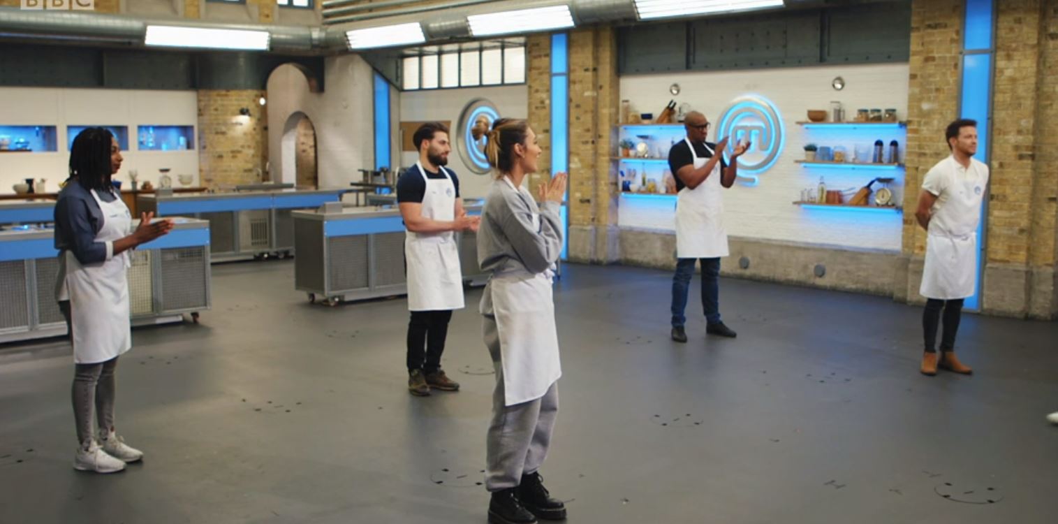 Celebrity MasterChef finalists including Joe Swash