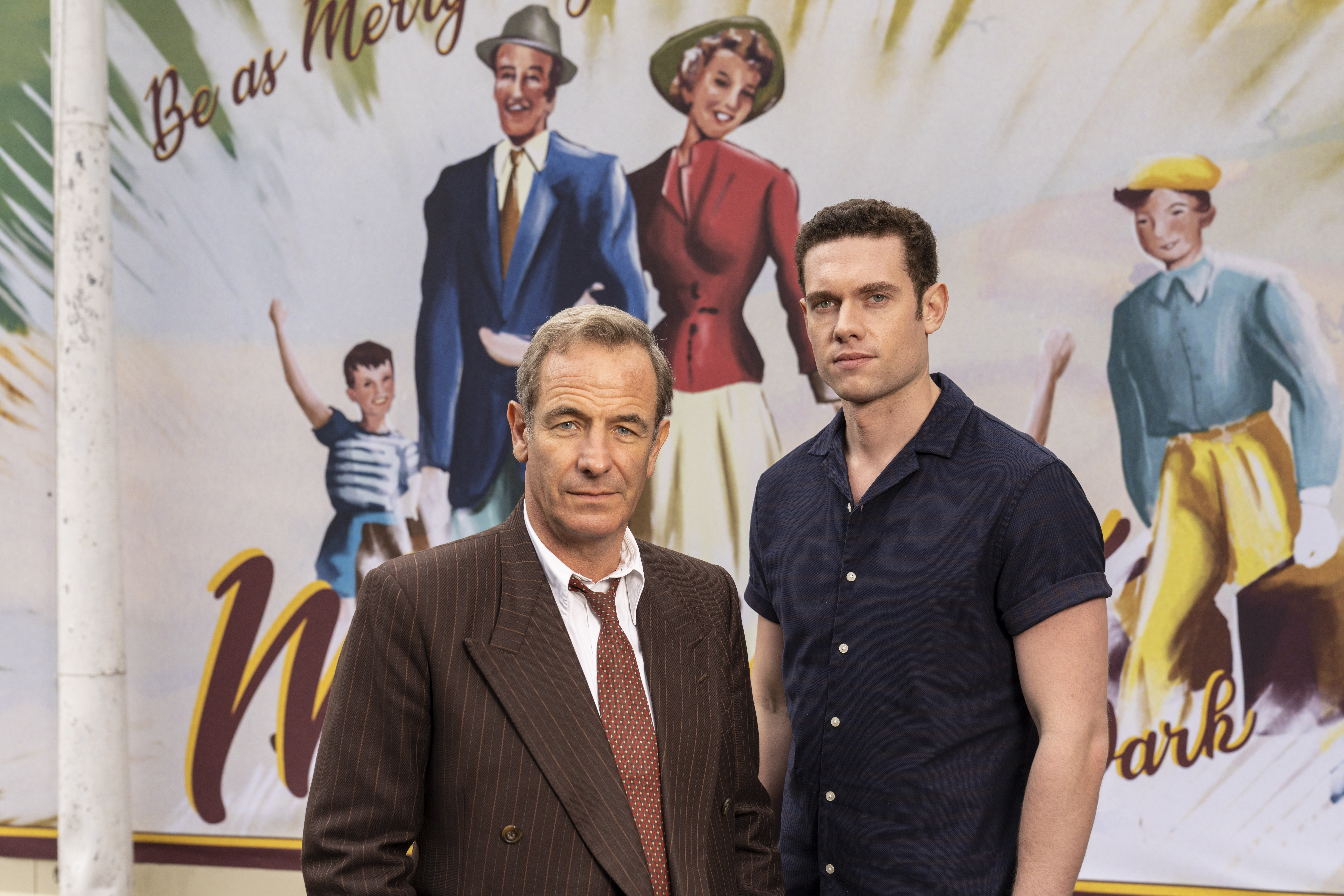 Robson Green and Tom Brittney in Grantchester