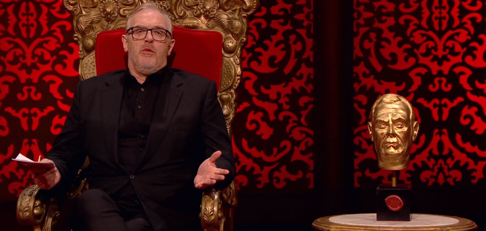 Taskmaster host Greg Davies during the new series