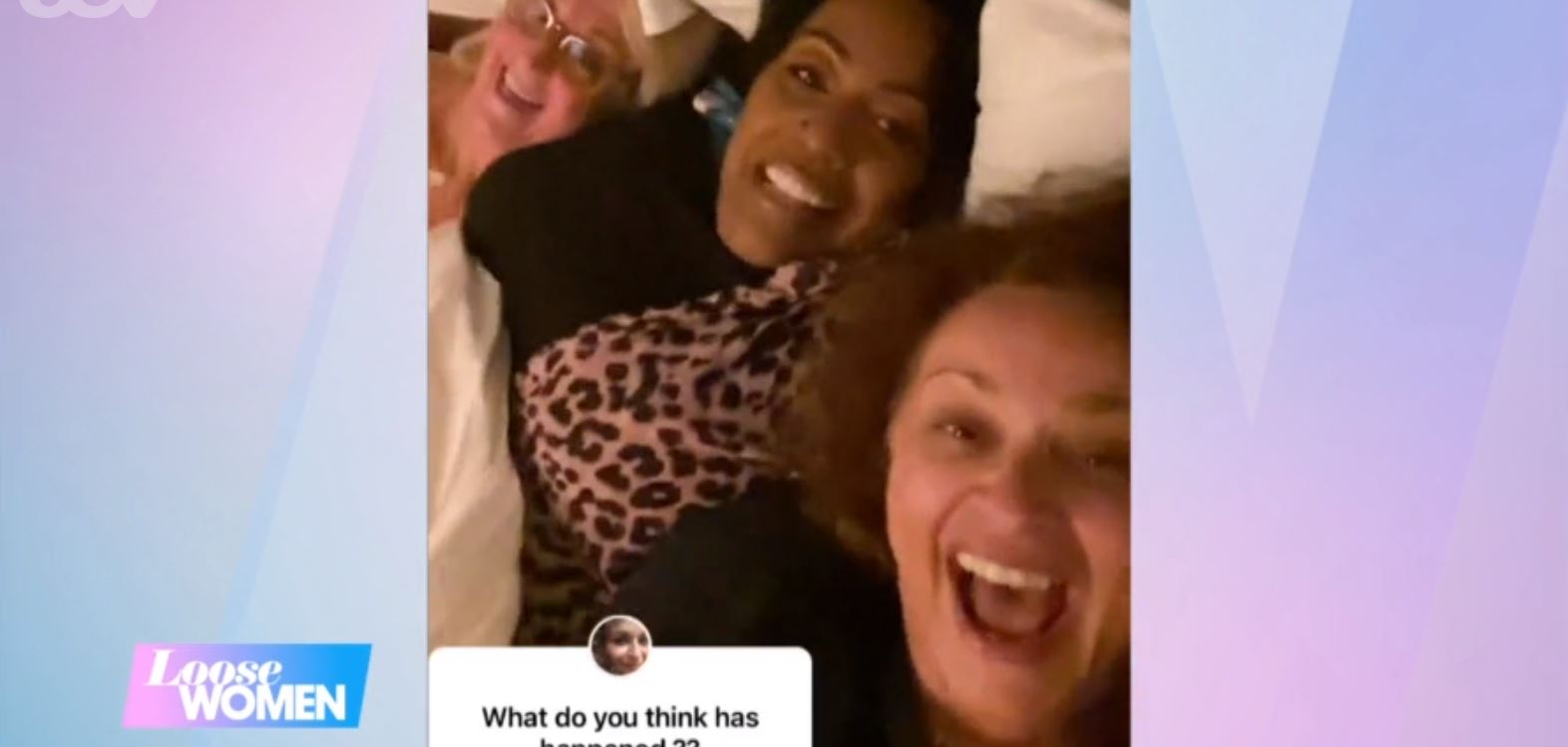 Kaye Adams, Alison Hammond and Nadia Sawalha on Loose Women