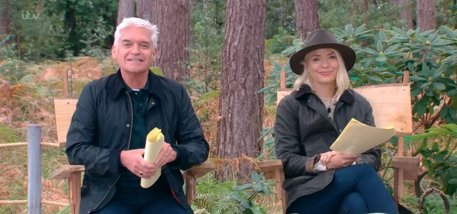 Holly Willoughby wears forest outfit for This morning today