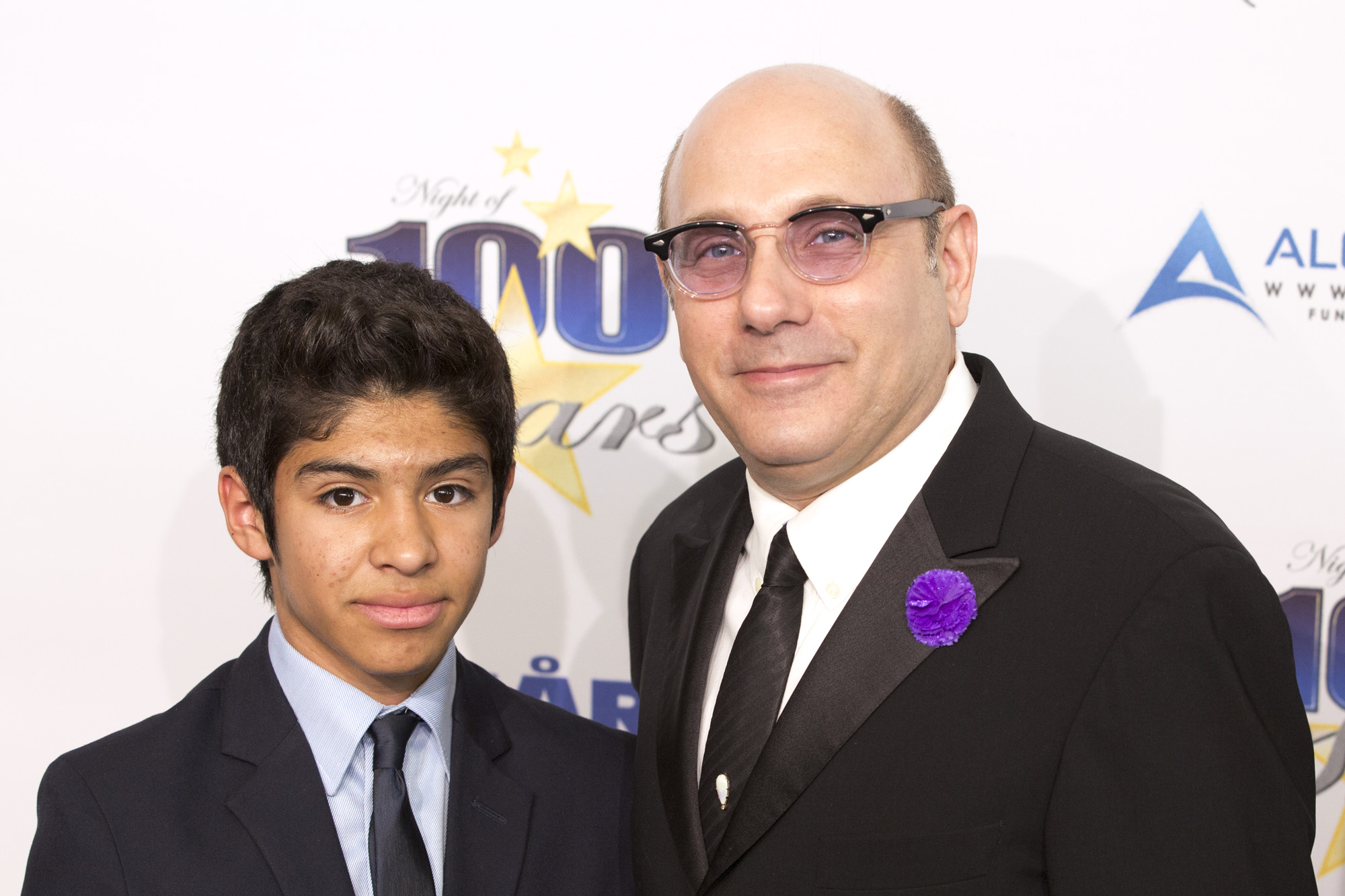Willie Garson and son 