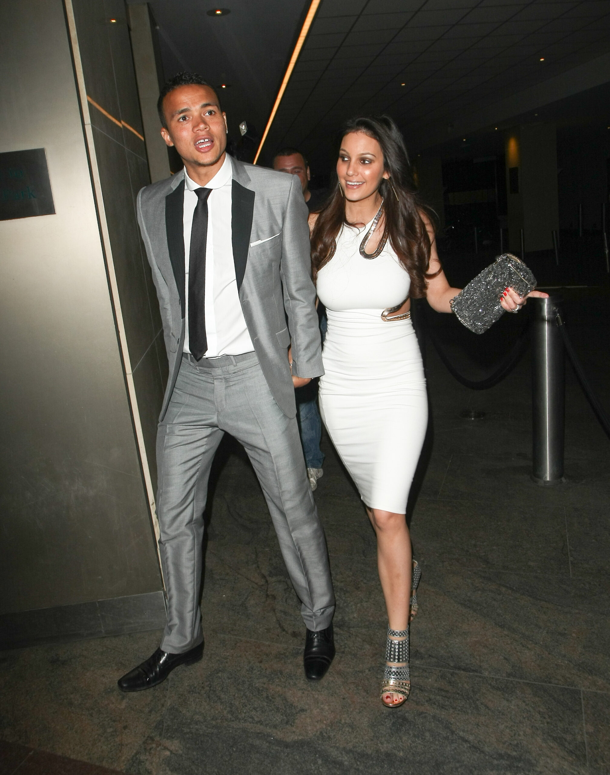 Jermaine Jenas with his wife Ellie