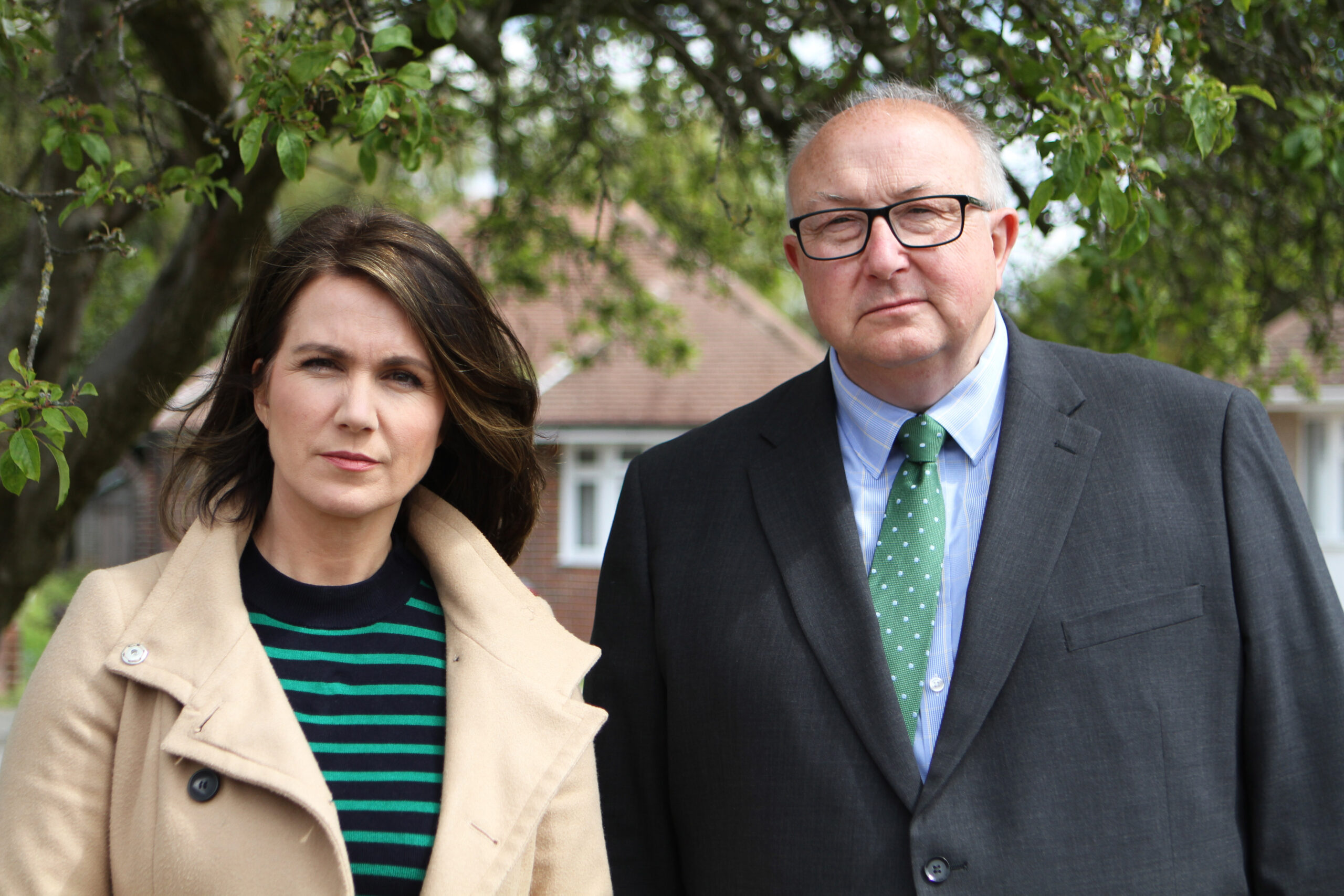 Susanna Reid and Colin Sutton in The Real Manhunt